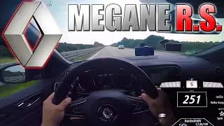 0-250km/h | Renault MEGANE 4 R.S. 280 | POV- TOP SPEED TEST ✔