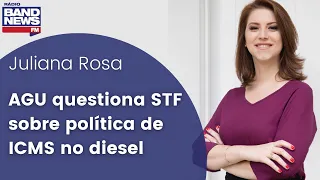 AGU questiona STF sobre política de ICMS no diesel