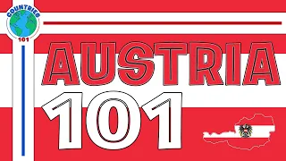 Austria 101 - Explained in 2 minutes (size, population, info, flag, coat of arms)