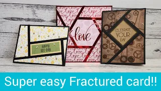 Super easy fractured card!!