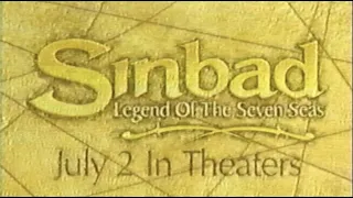 Sinbad Legend of the Seven Seas Movie Commercial from 2003