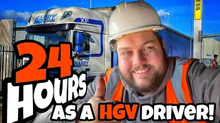 24 Hours As An HGV Driver! What’s It Like To Sleep In A Truck?