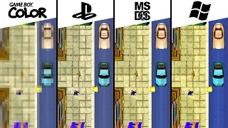 GTA 1 (1997) PlayStation 1 vs PC vs DOS vs Game Boy Color (Which One is Better!)