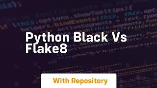 python black vs flake8