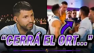 KUN AGÜERO DEFENDIÓ a MESSI de un JUGADOR de PAISES BAJOS tras el "Que mirás bobo"