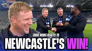 Eddie Howe reacts to Newcastle's 4-1 UCL win over PSG! ⚫⚪ | UCL Today | CBS Sports Golazo