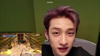 skz bang chan reacting to BTS dionysus & talking about their cover on kbs gayo daechukjae 2020