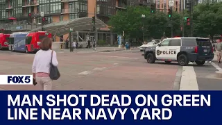 Man shot dead on Green Line Metro near Navy Yard