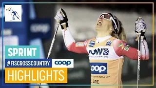 First ever Sprint win for Johaug | Women's Sprint | Åre | FIS Cross Country