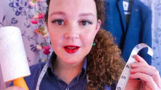 ASMR | Measuring You Role Play, Soft Spoken | Suit Fitting | Lint Roller | Fabric Sounds