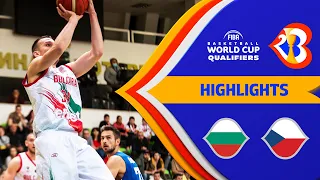 Bulgaria get their first win vs. Czech Republic | Basketball Highlights - #FIBAWC 2023 Qualifiers