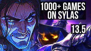 SYLAS vs VEIGAR (MID) | 6 solo kills, 1000+ games | KR Master | 13.5