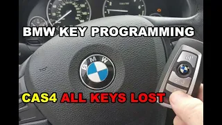 BMW X3 CAS4 ALL Keys LOST replacement with IM608  & GBOX2