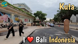 🇮🇩 4K walk #indonesia | Bali starts here: Kuta Beach Road & Beachwalk Shopping Center #bali #kuta