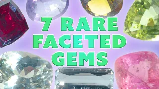 Unboxing 7 Rare Faceted Gems | Pezzottaite, Hackmanite, and more!