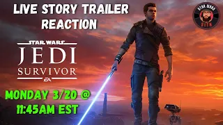 Jedi Survivor Story Trailer LIVE Reaction