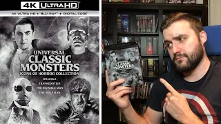 Quick Closer Look At The Universal Classic Monsters 4K UHD