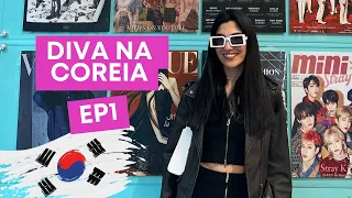 VOO PARA A COREIA DO SUL ,  PRIMEIRO DIA EM MYEONGDONG | #DIVANACOREIA #1