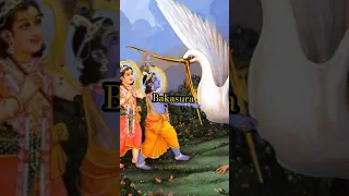 Demons killed by Lord Krishna 😱 #short #shorts #viral #god