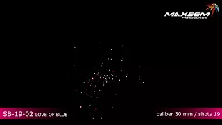 Фейерверк Maxsem Fireworks SB 19 02 LOVE OF BLUE