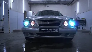 Восстановление оптики Mercedes E-Class W211
