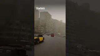 After the Libya disaster, footage shows the impact of Hurricane Daniel extending to Alexandria city