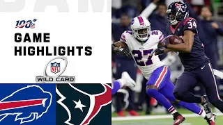 Bills vs. Texans Wild Card Round Highlights | NFL 2019 Playoffs