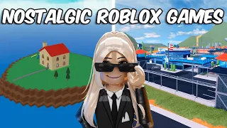 Playing NOSTALGIC Roblox Games....