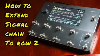 Neural Quad Cortex- How to extend your signal chain into row 2 - Quick Tips #3