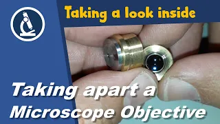 🔬 How does a microscope objective look like in the inside?