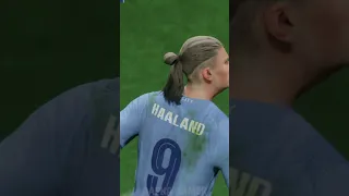 ⏰ 90+': Haaland's Insane Last-Minute Goal That Decided the UCL! - EA FC 24 (FIFA 24) #shorts