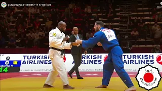 Judo Mens - Jorge Fonseca vs. Nikoloz Sherazadishvili - U100 Grand Slam Antalya 2022