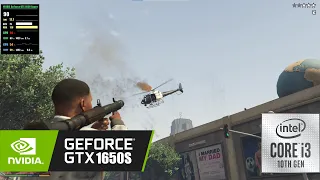 GeForce GTX 1650 Super + i3-10100 GTA 5