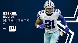 Ezekiel Elliott's Best Plays from 2-TD game | NFL 2021 Highlights
