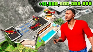 Franklin's BIGGEST HOUSE UPGRADE in GTA 5!
