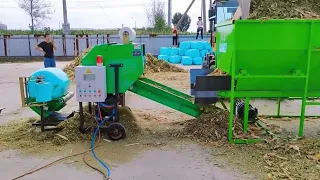 Feed silage baler test machine