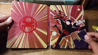 Unboxing Spider-Man Across The Spider-verse on Blu-ray Steelbook #physicalmedia