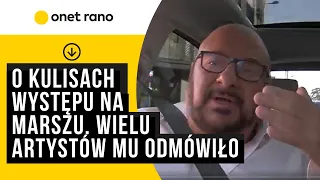 Piotr Gąsowski o kulisach występu na Marszu Miliona Serc. Wielu artystów mu odmówiło