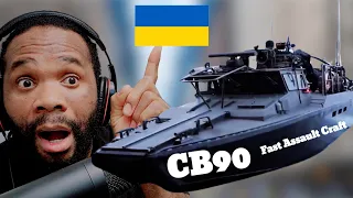 Ukraine's New Weapon: Sweden-made Monstrously Powerful "CB90" Fast Assault Craft Reaction