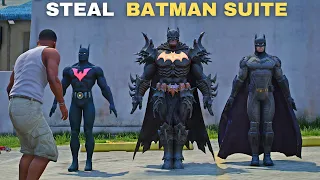 Gta 5 ! Franklin Stealing Bat man's Suite From BATMAN In Gta 5
