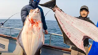 FILLETING A HUGE HALIBUT | Trip of a Lifetime with Subscribers Prt.2