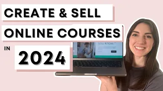 How to create an online course & make your first sales in 2024