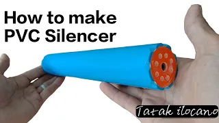 How to make DIY PVC Silencer/Suppressor for Airgun and PVC toygun (up to 80% sound reduction)