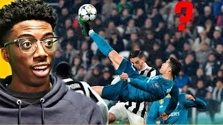 HOW DID HE DO THAT? American Reacts To “Cristiano Ronaldo 50 Legendary Goals Impossible To Forget”