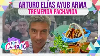 Arturo Elías Ayub arma pachanga por su cumpleaños | Qué Chulada