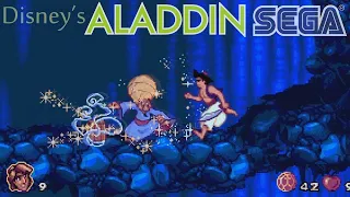 Disney's Aladdin (16 Bit Sega Genesis) - Full Walkthrough - Полное прохождение Аладдина на Сеге
