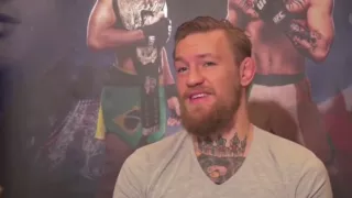 CONOR MCGREGOR TRASH TALKS NATE DIAZ BEFORE UFC 202