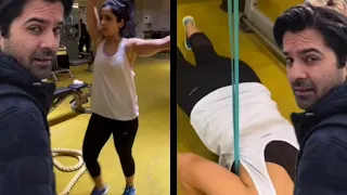 New video Barun’s wife Pashu in the gym 👈💕