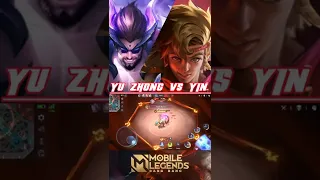 Yu zhong vs yin mobile legend bang bang best game #shorts #yuzhong #mlbb