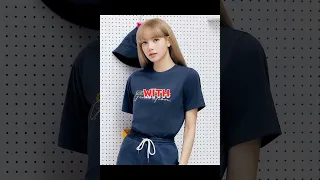 Lisa with vs without bangs🔥🔥#queen #lisa #Blackpink
